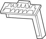 16526JK20A - Engine: Cover for INFINITI: EX35, EX37, G25, G35, G37, Q40, Q60, QX50 Image