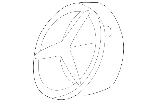 1708880086 - Body: Emblem for Mercedes-Benz Image