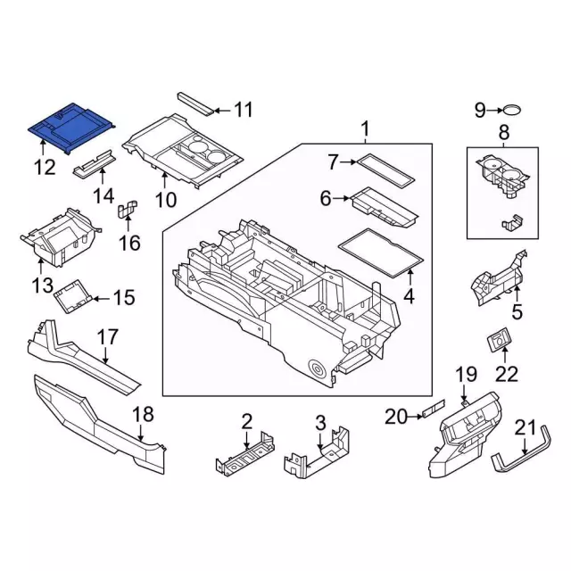 ML3Z15061B38AA - Body: Trim Molding for Ford: F-150 Image