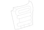 2476361401 - Side Walls: C-Pillar, Inner for Mercedes-Benz: EQB 250+, EQB 300, EQB 350, GLB250, GLB35 AMG Image