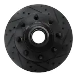 63354136R - : DFC Brake Rotor - Drilled and Slotted - Black for DYNAMIC FRICTION Image