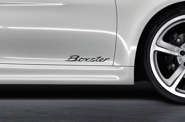 DECORATIVE FILM LOGO BOXSTER S SILVER - Porsche (981-044-800-70-V04)