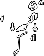 86400JJ65A - Body: Headrest for INFINITI: G37, Q60 Image