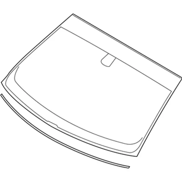 GD9Z5403100A - : Windshield for Lincoln: Continental Image