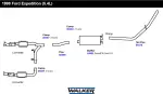 18921 - : SoundFX Direct Fit Exhaust Muffler 2.5" Inlet (ID) 2.25" Outlet (ID) for Walker Exhaust Image