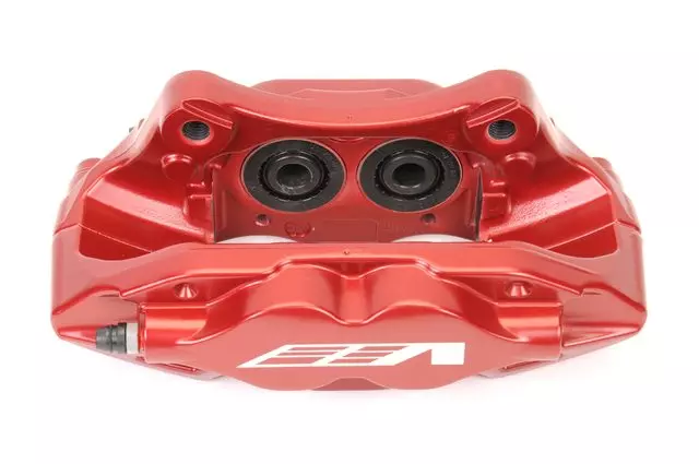 Red Rear Driver Side Disc Brake Caliper Assembly - GM (23131825)