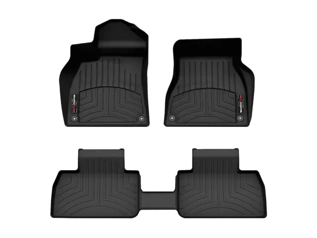 44191012 - Accessories: Front &amp; Rear Black FloorLiner™ DigitalFit® for WeatherTech Image