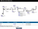 18138 - : SoundFX Universal Universal Exhaust Muffler 2.75" Inlet (ID) 2.75" Outlet (OD) for Walker Exhaust Image