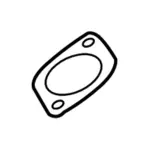 3C3Z6C640AA - Engine: Inlet Pipe Gasket for Ford: Excursion Image