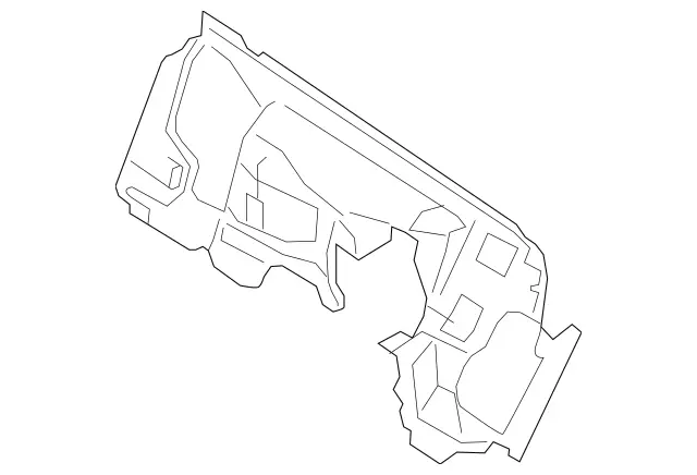 4636822800 - Panelling: Dampening, Firewall for Mercedes-Benz: G550, G63 4x4 Squared AMG, G63 AMG Image image
