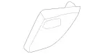 22069003629999 - Body: Body Side Molding for Mercedes-Benz Image