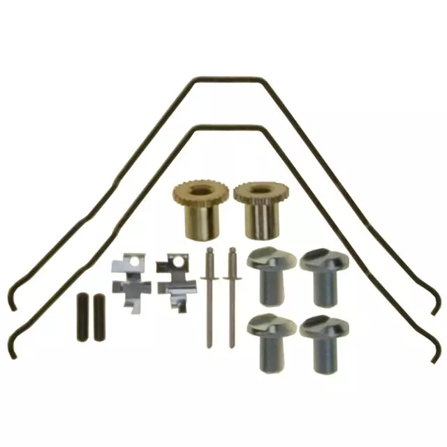 19313395 - : Parking Brake Hardware Kit with Clips, Springs, Pins, Adjusters, and Rivets for GM Image