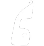 21172306247G50 - Body: Edge Guard for Mercedes-Benz Image