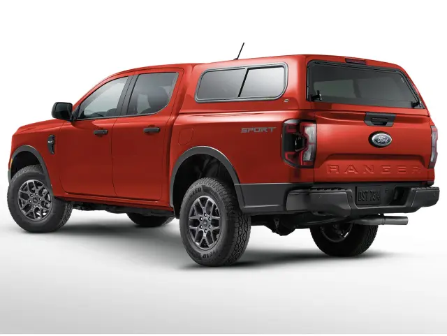 VR1WZ99501A42AB - Exterior: Cabhigh Bed Cap For 5.0Ft Bed, Hot Pepper Red for Ford: Ranger Image