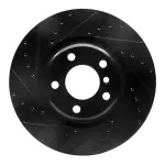 63331113L - : DFC Brake Rotor - Drilled and Slotted - Black for DYNAMIC FRICTION Image
