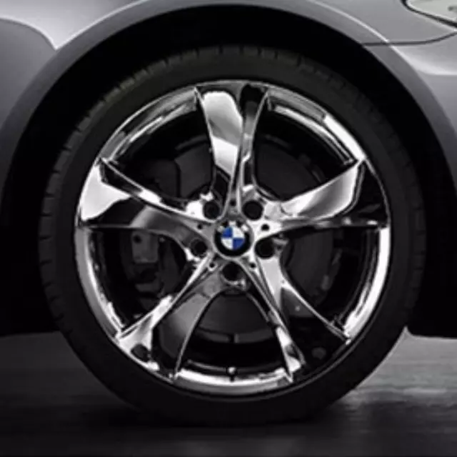 36112208662 - Wheels: Star Spoke 311 In Chrome-Complete Wheel Set W/ for BMW: 528i, 528i xDrive, 535d, 535d xDrive, 535i, 535i xDrive, 550i, 550i xDrive Image