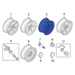 LB5Z1007C - : Wheel, Alloy for Ford: Explorer Image