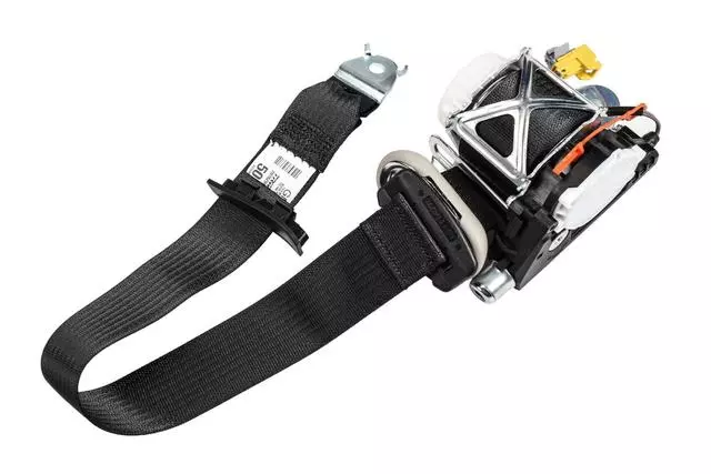 Ebony Driver Seat Belt with Retractor and Pre-Tensioner - GM (19260193)