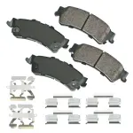 ACT792 - : Akebono ProACT Ultra Premium Ceramic Disc Brake Pad Kit for AKEBONO Image