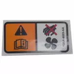 XW4Z8653BA - : 2000-2024 Ford - Fan Label for Ford: C-Max, Crown Victoria, Edge, Escape, Expedition, Explorer Sport Trac, F-150, F-150 Lightning, F-250 Super Duty, F-350 Super Duty, F-450 Super Duty, Fiesta, Flex, Focus, Fusion, Police Interceptor Sedan, Special Service Police Sedan, Taurus, Thunderbird | Lincoln: Continental, LS, MKS, MKT, MKX, MKZ, Navigator, Town Car, Zephyr | Mercury: Grand Marquis, Marauder, Mariner, Milan, Mountaineer Image