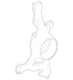 2043323301 - : Steering Knuckle for Mercedes-Benz: C300, C350 Image