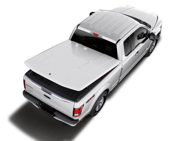 VML3Z99501A42AP - Exterior: Undercover Space White Hard One-Piece Tonneau for Ford Image