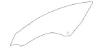 172725030064 - : Side Window Pane for Mercedes-Benz: SLK250, SLK350, SLK55 AMG Image