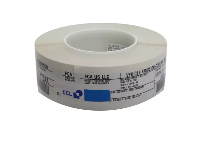 68568175AA - Labels: Vehicle Emission Control Information Label for Mopar Image