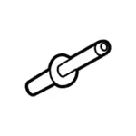 W715439S437 - Cooling System: Pulley Stud for Ford: E-350 Super Duty, E-450 Super Duty, F-250 Super Duty, F-350 Super Duty Image