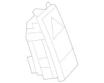 20487039589107 - Body: Hazard Switch for Mercedes-Benz Image