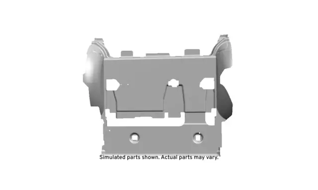 23216537 - : Jet Black Rear Floor Panel Carpet for GM Image