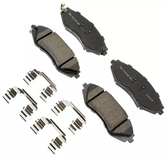 19428034 - Unclassified: Ceramic Front Disc Brake Pad Kit with Clips for GM Image