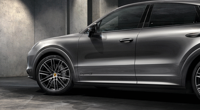 9Y008887025 - Exterior: Model Designation On Doors - Black for Porsche: Cayenne Image