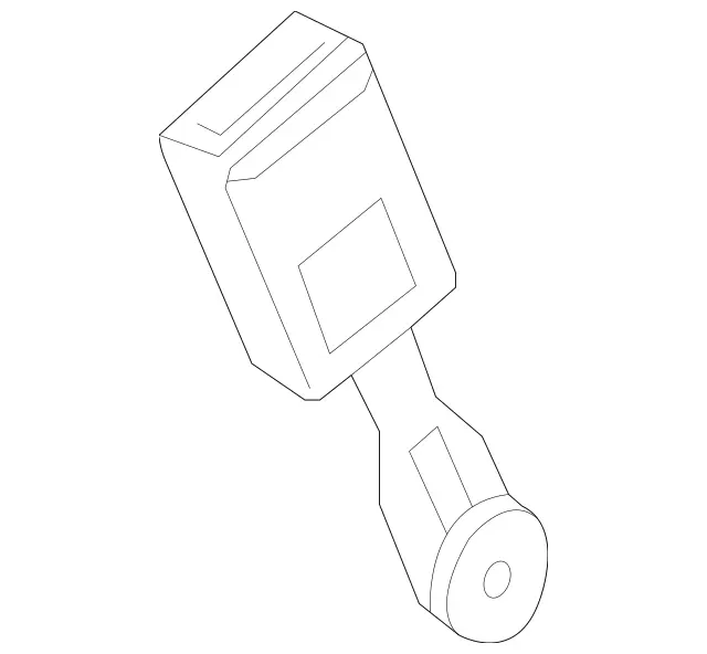 1668601069 - Rear Seat: Seat Belt Buckle for Mercedes-Benz: GLE300d, GLE350, GLE400, GLE43 AMG, GLE450 AMG, GLE550e, GLE63 AMG, GLE63 AMG S, ML250, ML350, ML400, ML550, ML63 AMG Image image