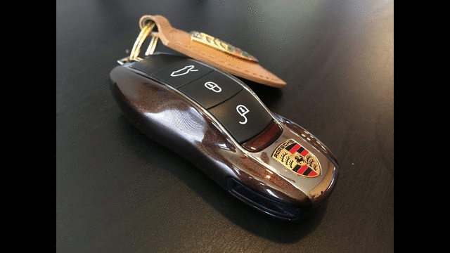 971044801M8Y - Interior: 2020-2022 Porsche Cayenne - Painted Vehicle Key Cap - Mahogany Metallic for Porsche: Cayenne Image