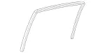 2117350725 - : Window Guide Rail for Mercedes-Benz Image