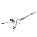 M5200FSBR - : 2021-2025 F-150 Sport Exhaust-Black-Rear Exit for Ford Performance Parts Image