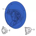 LJ8Z3600GE - : 2021-2024 Ford Mustang Mach-E - Steering Wheel for Ford: Mustang Mach-E Image