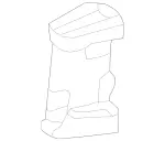 1665051830 - Front-End Assembly, Front Panel: Air Ducting for Radiator for Mercedes-Benz Image