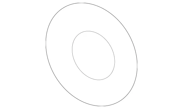 209979545 - Engine: Turbocharger Oil Line Gasket for Mercedes-Benz Image