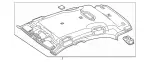 15669040009F52 - Body: Headliner for Mercedes-Benz Image