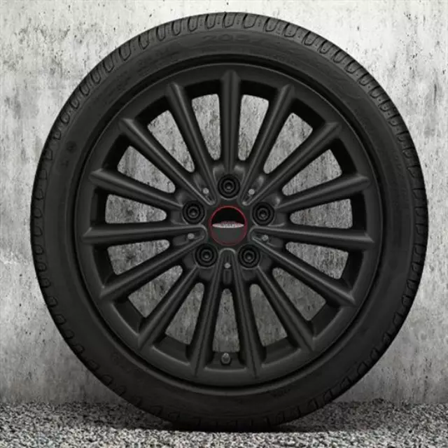 36112459604 - : 17 Inch Style 505 Jcw Matte Black Complete for Mini Image