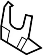 364067S00A - Body: Control Cable Lock Plate for Infiniti Image