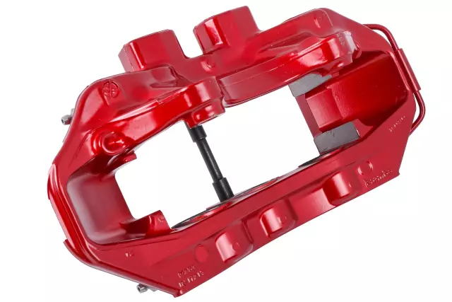 Red Front Passenger Side Disc Brake Caliper Assembly - GM (23121833)
