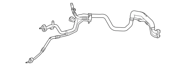 177830090264 - : Refrigerant Line for Mercedes-Benz: CLA45 AMG, CLA45 AMG S, GLA45 AMG Image