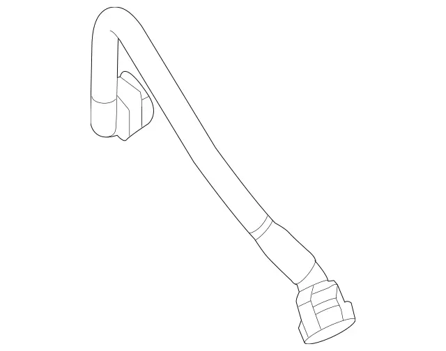 2234306800 - Brake System: Vacuum Line for Mercedes-Benz: 350SD, S500 Image