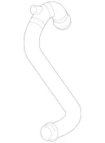 2115011182 - : Upper Hose for Mercedes-Benz Image