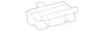 99886478 - Covering and Lining: Clamp for Mercedes-Benz: CL500, CL55 AMG, S430, S55 AMG Image