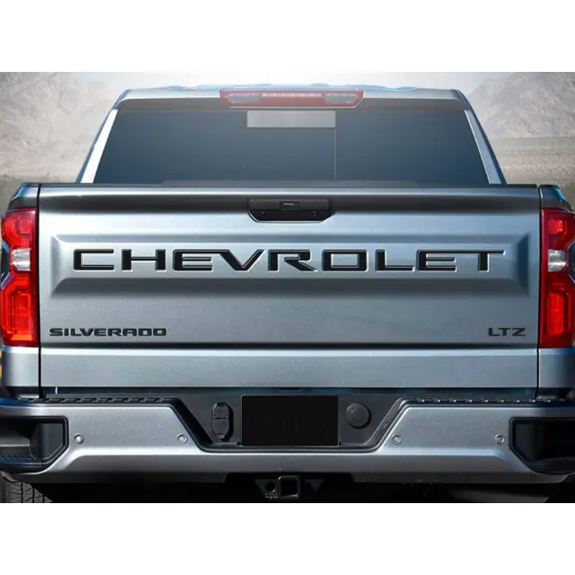 19540141 - Exterior: Urethane Chevrolet Insert Tailgate Lettering for GM Image