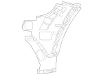 2478856900 - Attachment Parts: Basic Carrier, Bumper for Mercedes-Benz: GLB250, GLB35 AMG Image